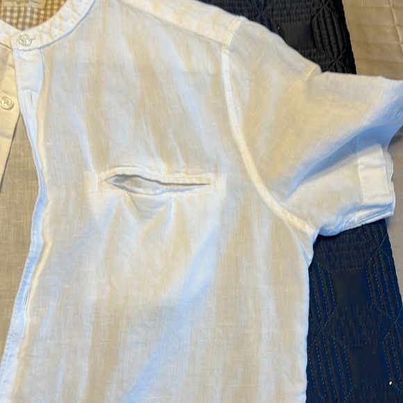 White linen M&S shirt - Picture 4 of 6